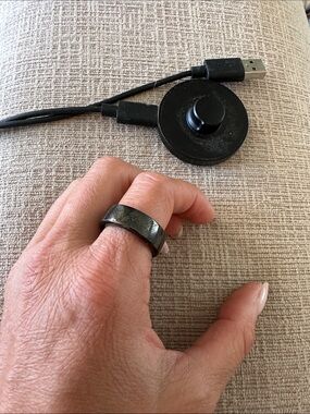 Oura Ring Gen 3 Horizon – Black – Size 8